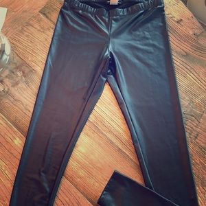 Black Pleather Leggings! Los Angeles Leggings